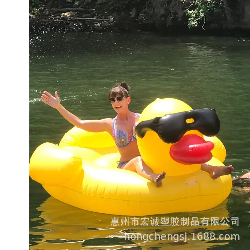 Big Duck Float with Sunglasses