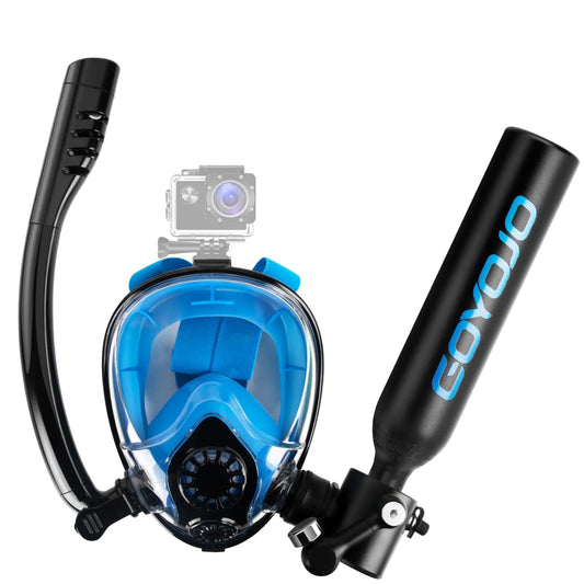 Portable Scuba Tank with Full Face Mask