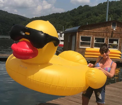 Big Duck Float with Sunglasses