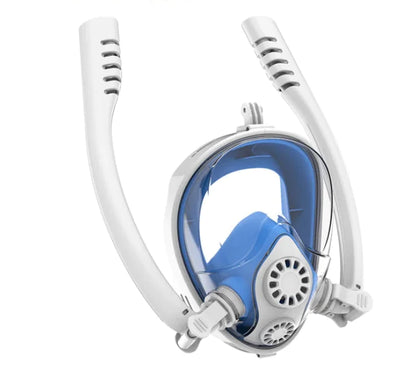 Dual-Tube Diving Mask with Goggles